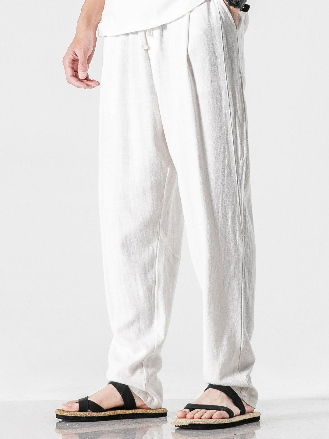 ALESSANDRO | Pantalón Relaxed de Lino y Algodón