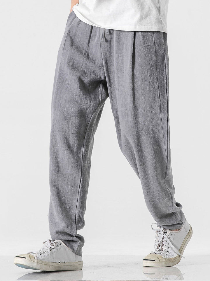 ALESSANDRO | Pantalón Relaxed de Lino y Algodón