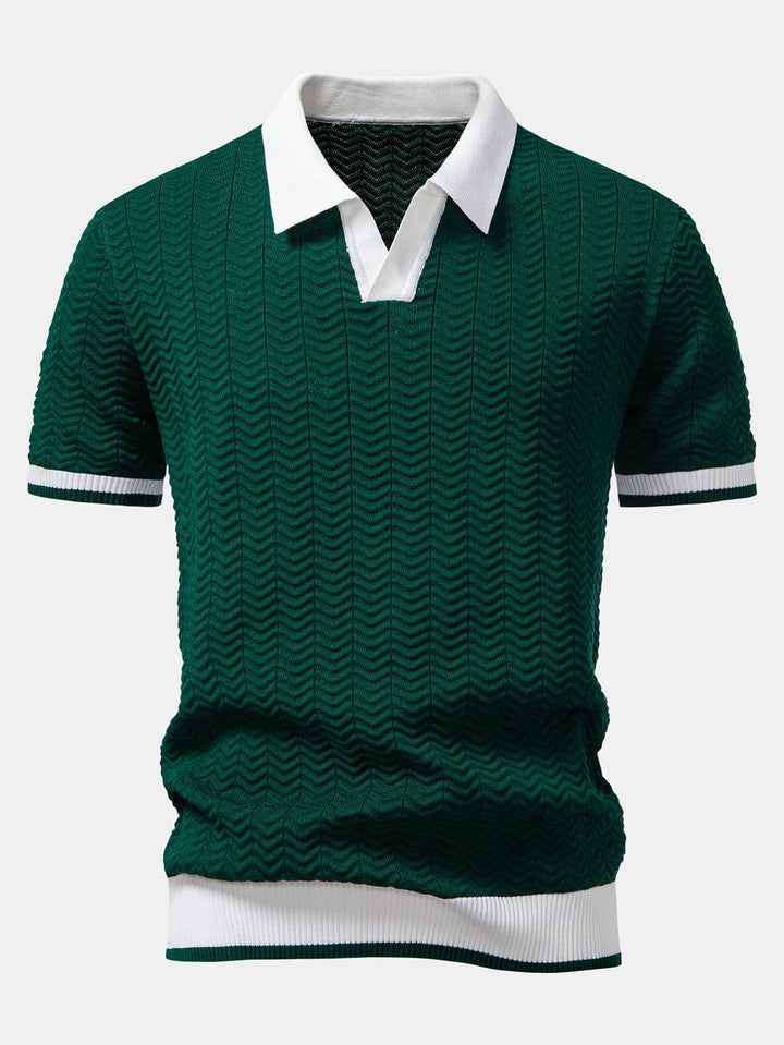 LINO | Polo de Punto en Algodón Estructurad