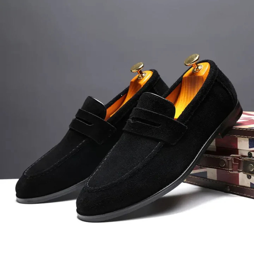 Mocasines de verano de ante