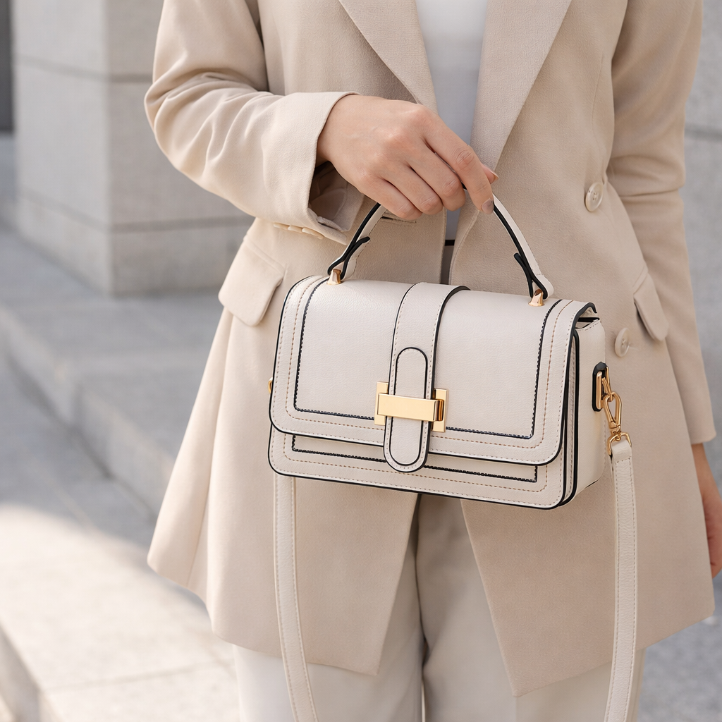 Bolso Verona: Estructura & Contraste"