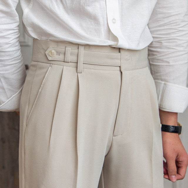 OLIVER | Pantalón de Vestir Estilo Old Money