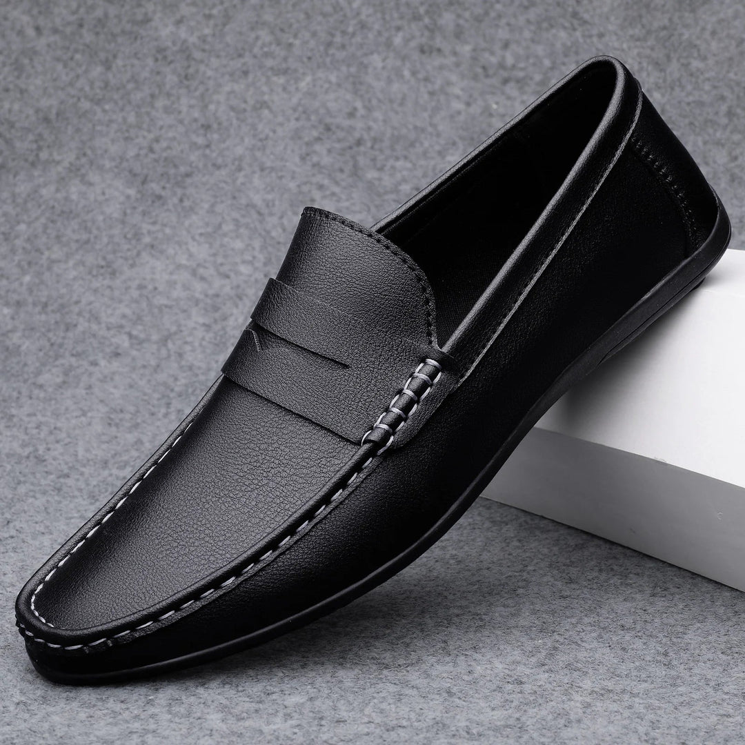 Mocasines clásicos de piel italiana