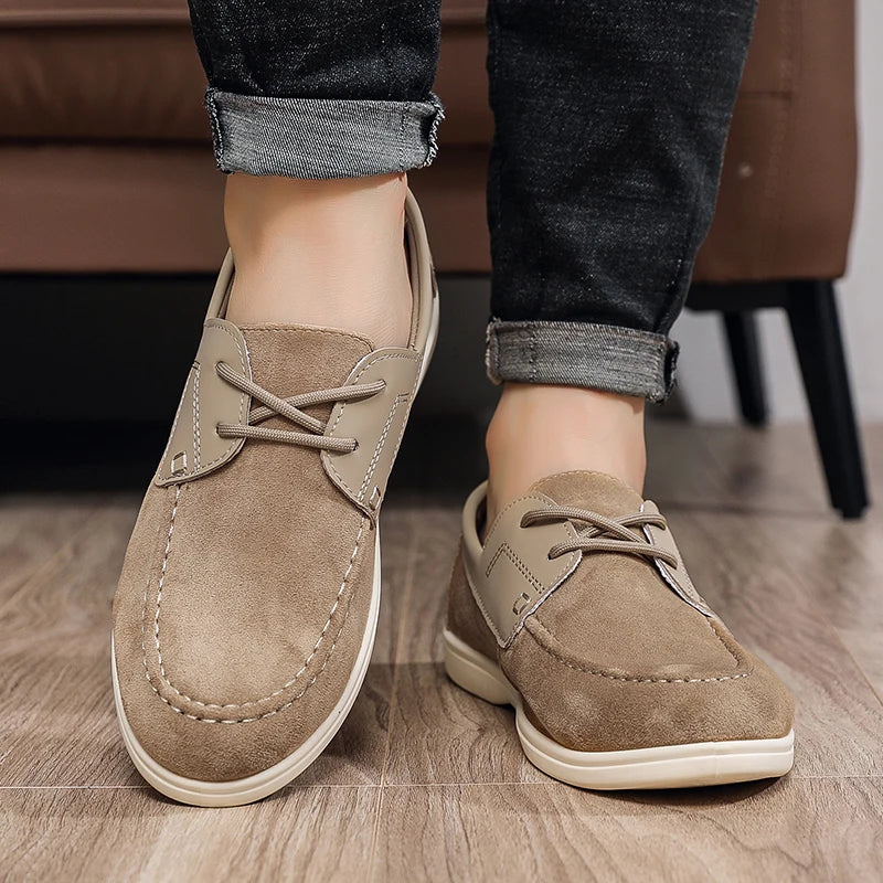 Fashion Breathable Men's Trendy Walking Shoes Fashion Lightweight Comfortable Sports Shoes For Men Soft Anti Slip Casual Flats