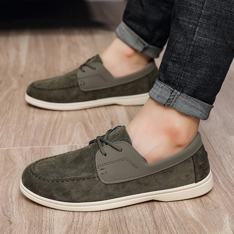 Fashion Breathable Men's Trendy Walking Shoes Fashion Lightweight Comfortable Sports Shoes For Men Soft Anti Slip Casual Flats