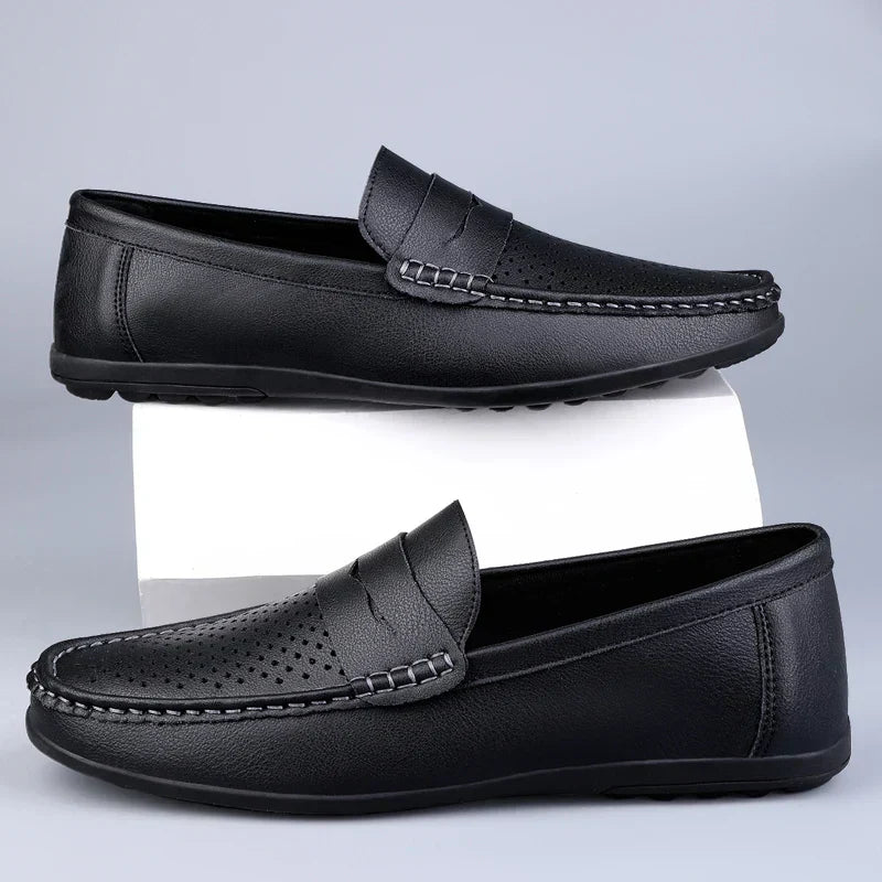 Mocasines clásicos de piel italiana