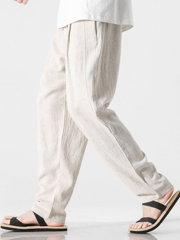 ALESSANDRO | Pantalón Relaxed de Lino y Algodón