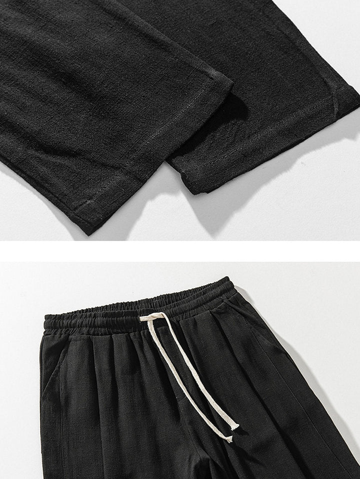 ALESSANDRO | Pantalón Relaxed de Lino y Algodón