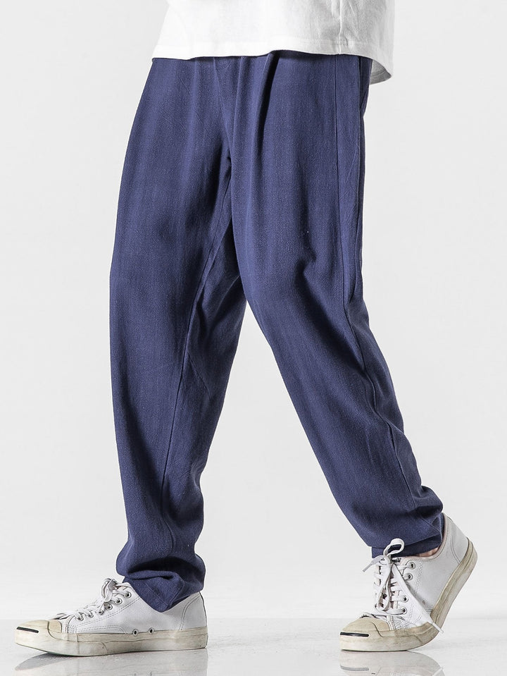 ALESSANDRO | Pantalón Relaxed de Lino y Algodón